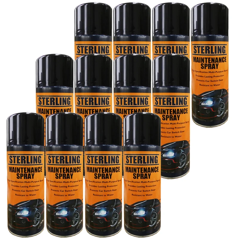 Huile de pulvérisation d'entretien / WD40 Alternative / Lot de 12