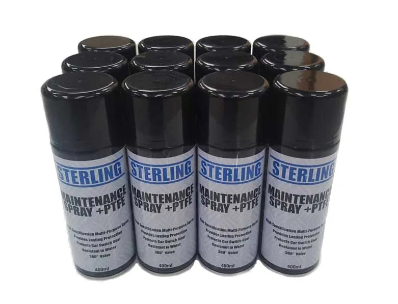 Huile de pulvérisation d'entretien / WD40 Alternative / Lot de 12