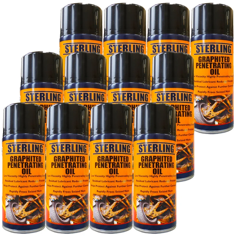 Vaporisateur d'huile pénétrante graphitée 400 ml - Boîte de 12 boîtes