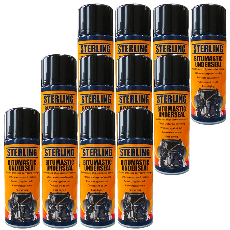 Bitumastic Underseal Spray 400 ml - Boîte de 12 boîtes