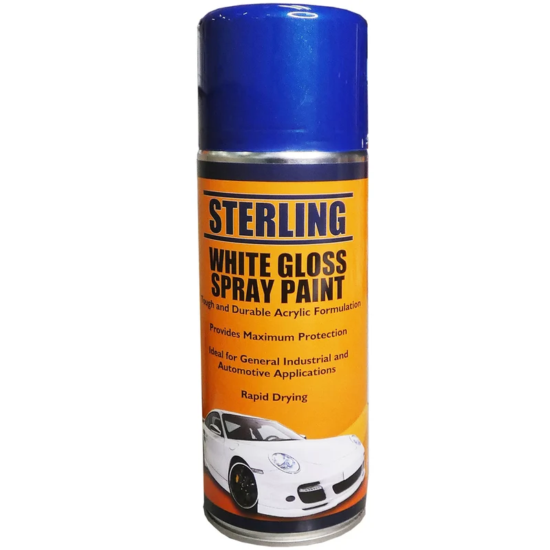 Spray de peinture blanc brillant 400 ml