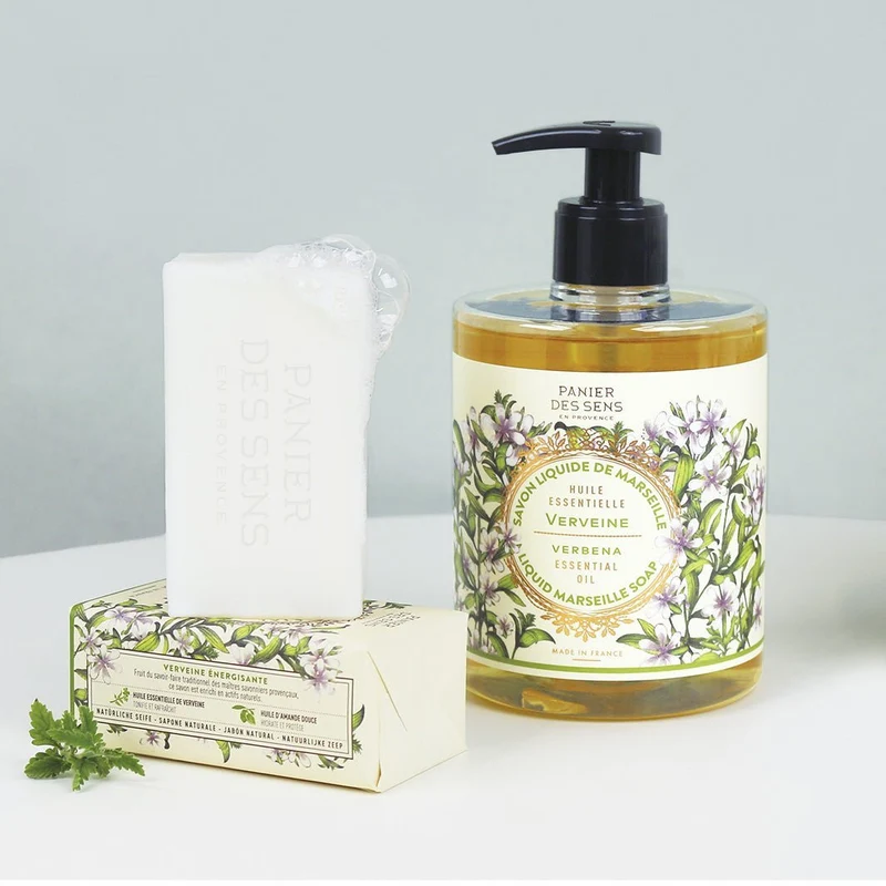 Savon de Marseille liquide - Huile Essentielle de Verveine 500ml