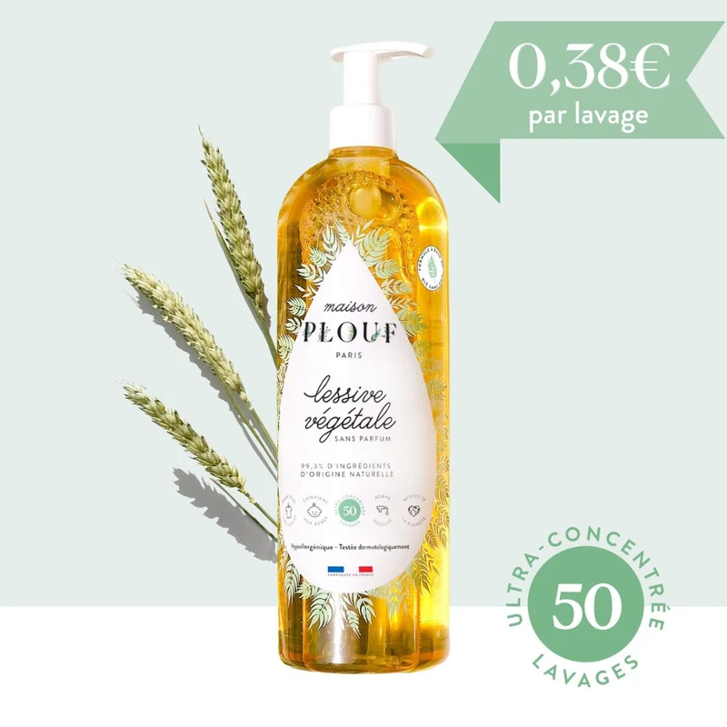 LESSIVE VÉGÉTALE ANTI-GASPI AVEC POMPE DOSEUSE