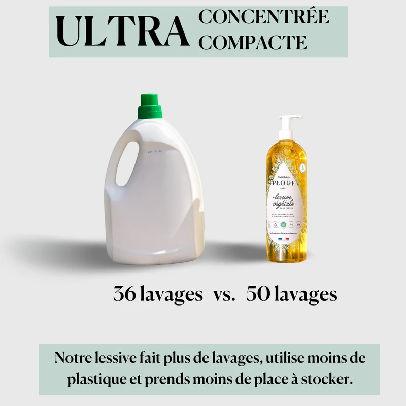 LESSIVE VÉGÉTALE ANTI-GASPI AVEC POMPE DOSEUSE
