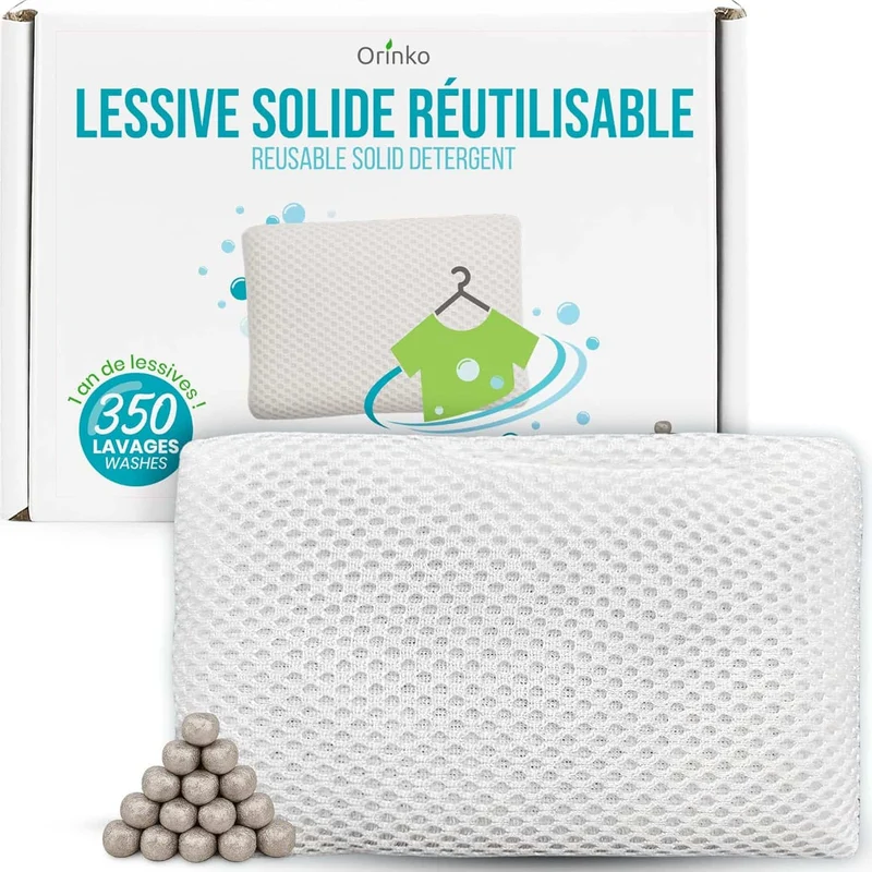 Sachet Lessive Magnésium : 350 Lavages, économique, sain et efficace