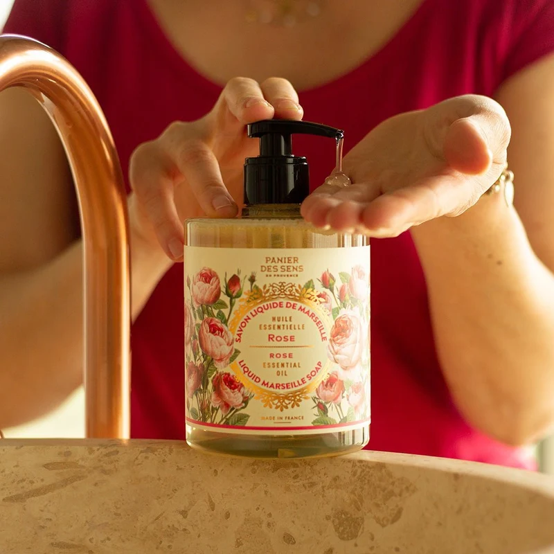 Savon de Marseille liquide – Rose Envoûtante 500ml