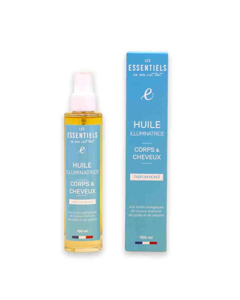 Huile au Monoi Cheveux et Corps – Soin Naturel