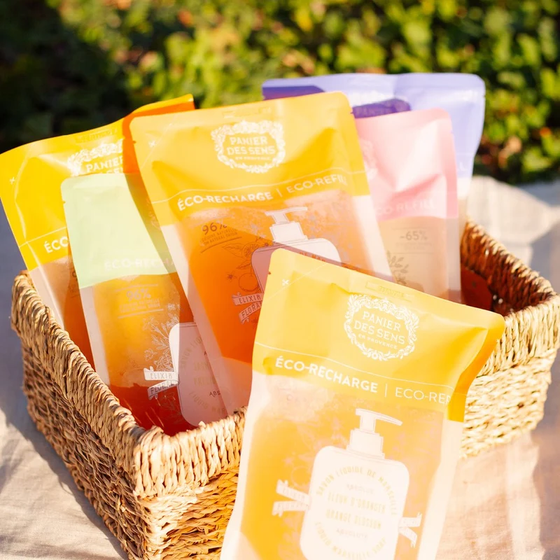 Pack de 6 recharges de savons liquide multi-senteurs 500ml