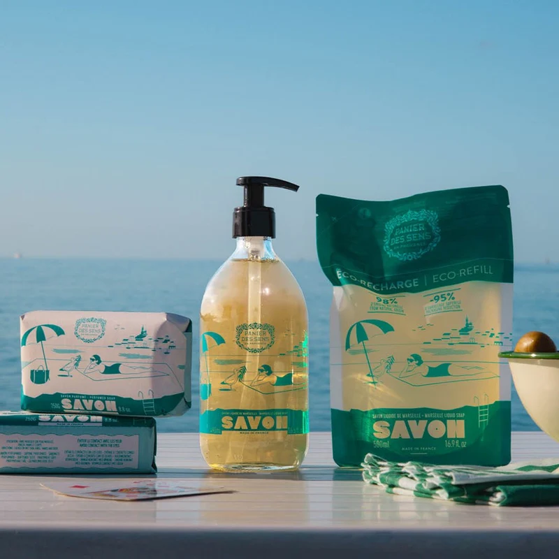 Savon liquide de Marseille Olive 490ml