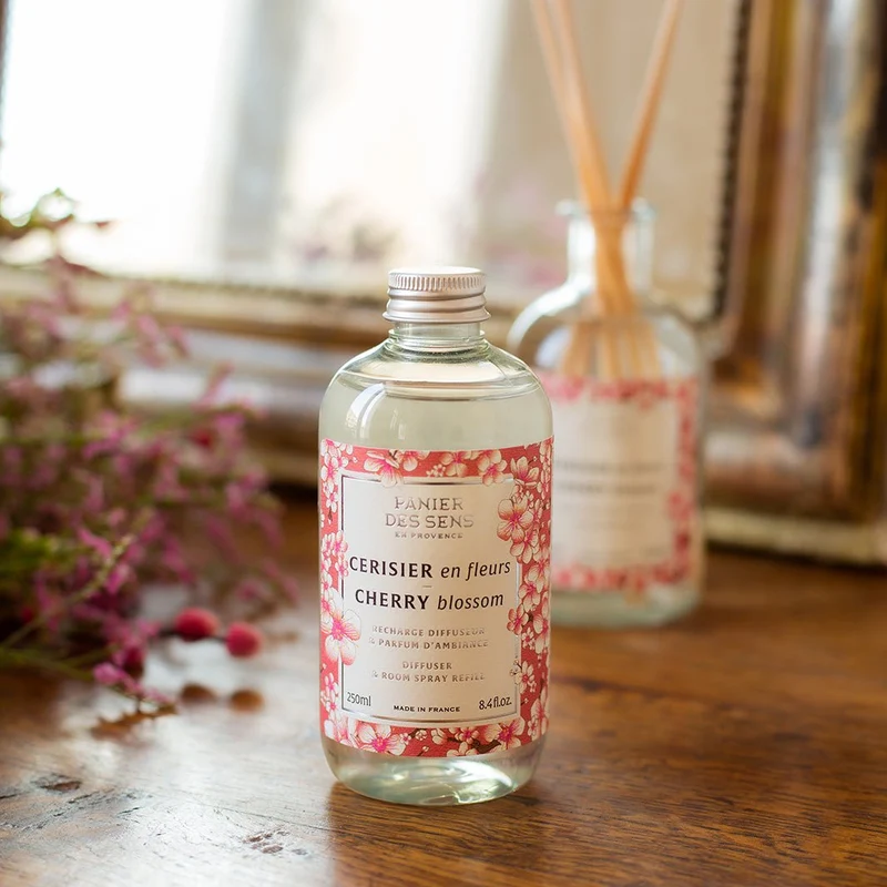 Recharge diffuseur et parfum d'ambiance - Cerisier en Fleurs 250ml