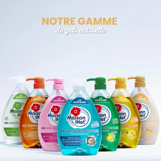 Gel Vaisselle Concentré Savon de Marseille - 1L