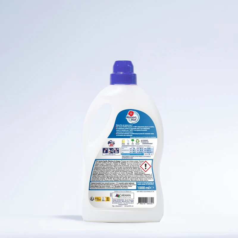 Lessive au Bicarbonate de Soude - 1L 20 Lavages