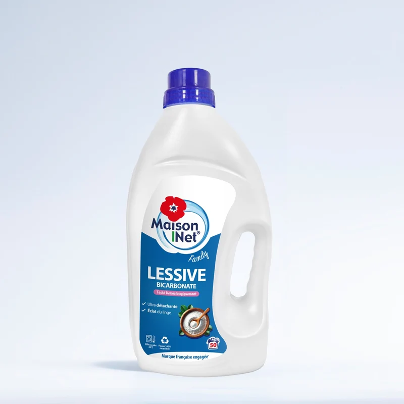 Lessive liquide Bicarbonate 50 lavages 2,25L