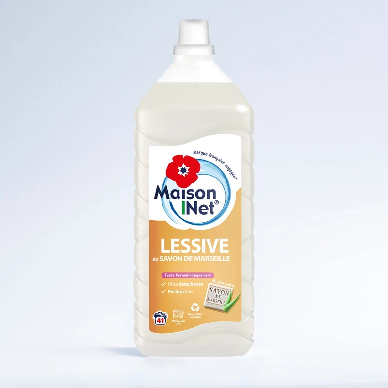 Lessive Marseille Aloe Vera 41 lavages éco-compactable
