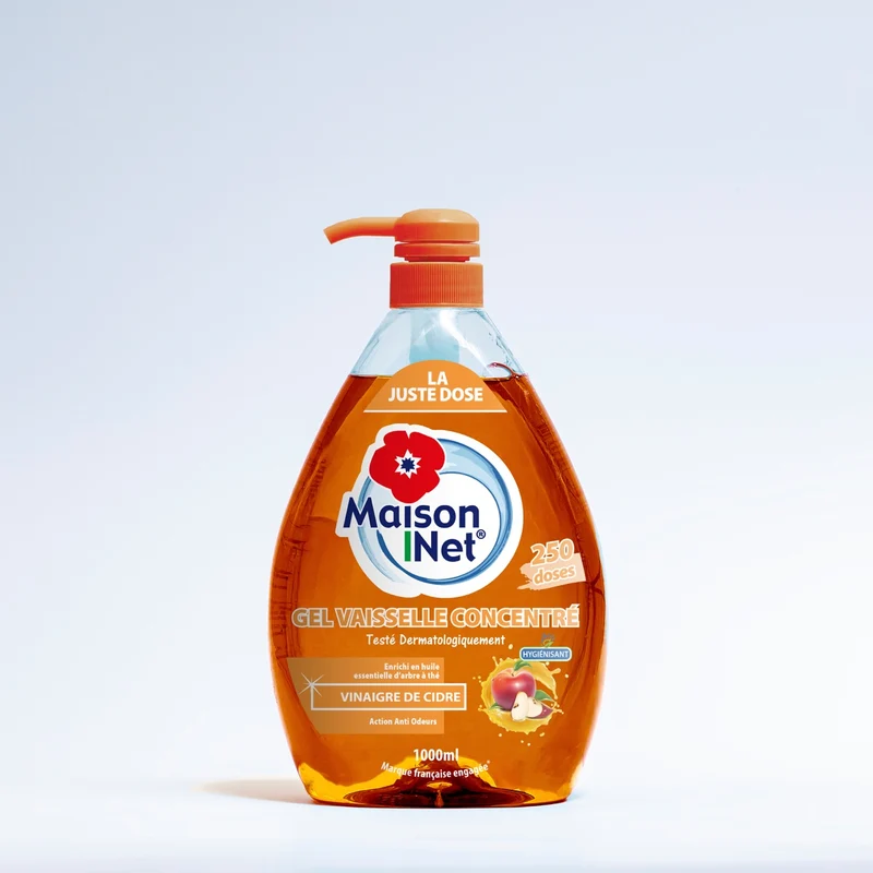 Gel vaisselle Vinaigre de Cidre 1L 250 doses