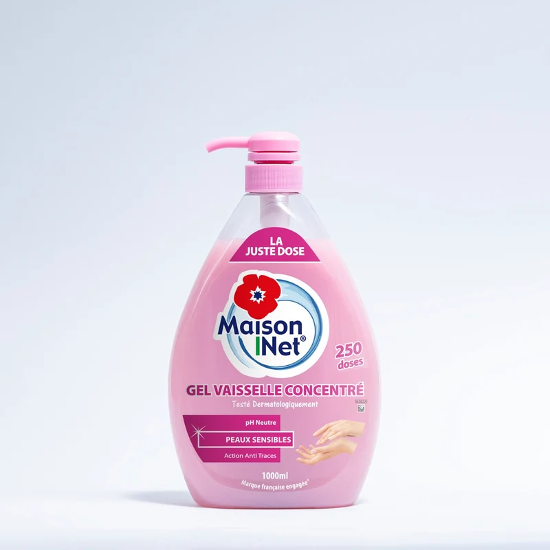 Gel vaisselle Peaux Sensibles 1L 250 doses