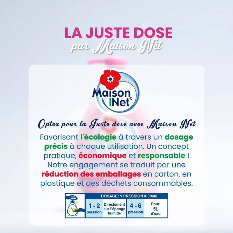 Gel vaisselle Peaux Sensibles 1L 250 doses