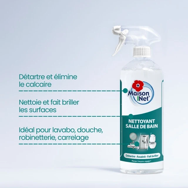 Spray Détartrant salle de bain 750ml