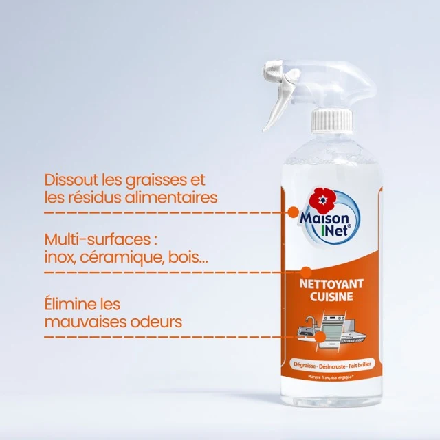 Spray Dégraissant Cuisine 750mL