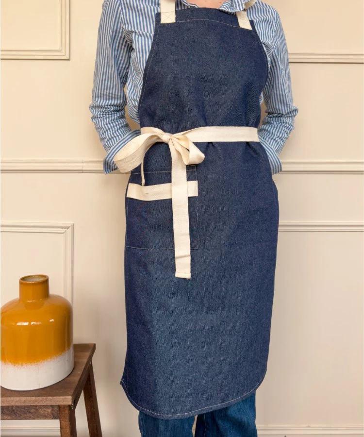 Tablier de cuisine en denim