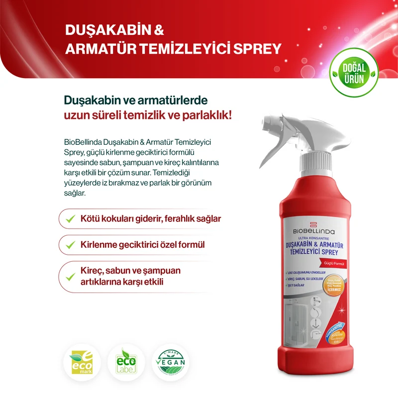 Duschkabinen- und Armaturen-Reinigungsspray - BL281