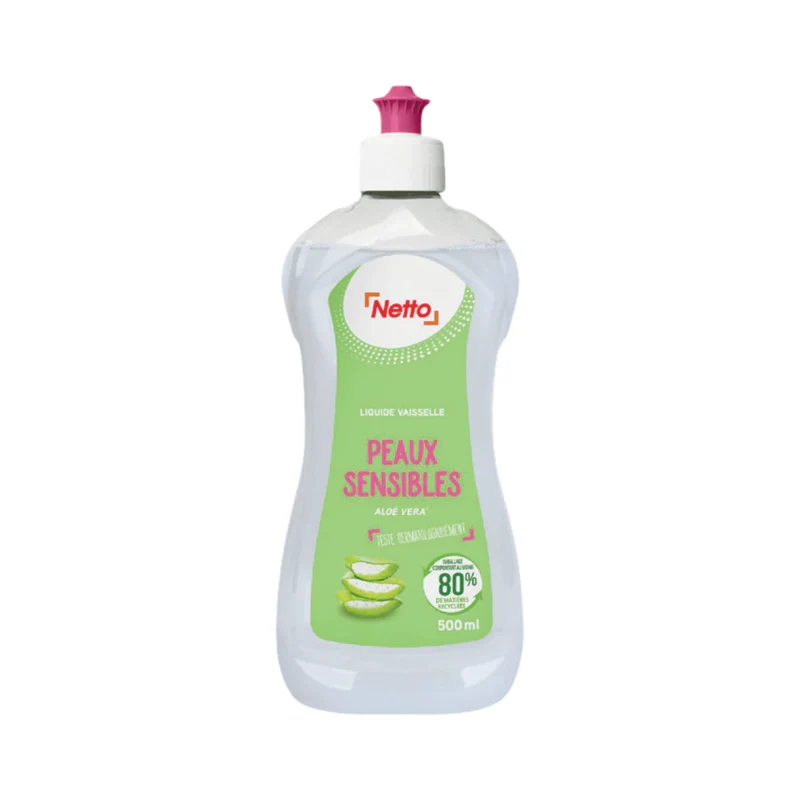 NETTO liquide vaisselle 500ml peaux sensibilité -K32