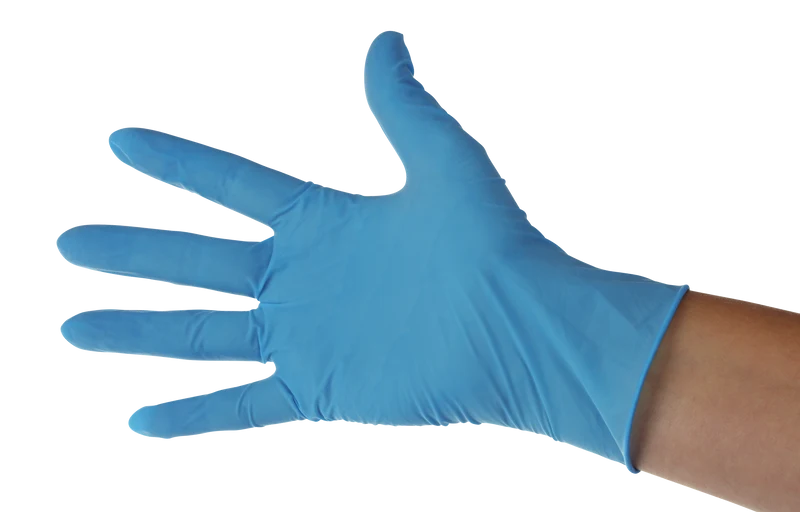 GANT LATEX BLEU POUDRÉ TECHLINE ORIGIN TAILLE S BOÎTE X100