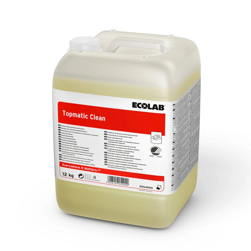 DETERGENT LIQUIDE VAISSELLE ECOLAB TOPMATIC CLEAN ECOLABEL NS 12KG