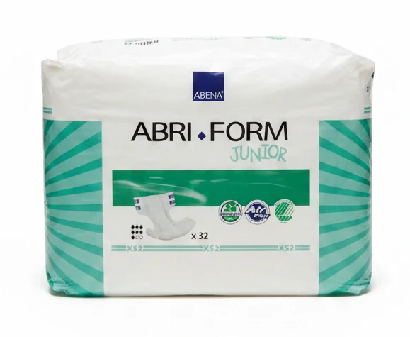 Couches Adultes Junior pour Incontinence – Taille XS2 – 32 Pièces ABENA Slip Junior Premium