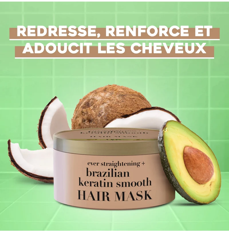 masque capillaire bresilien a la keratine ogx 300ml