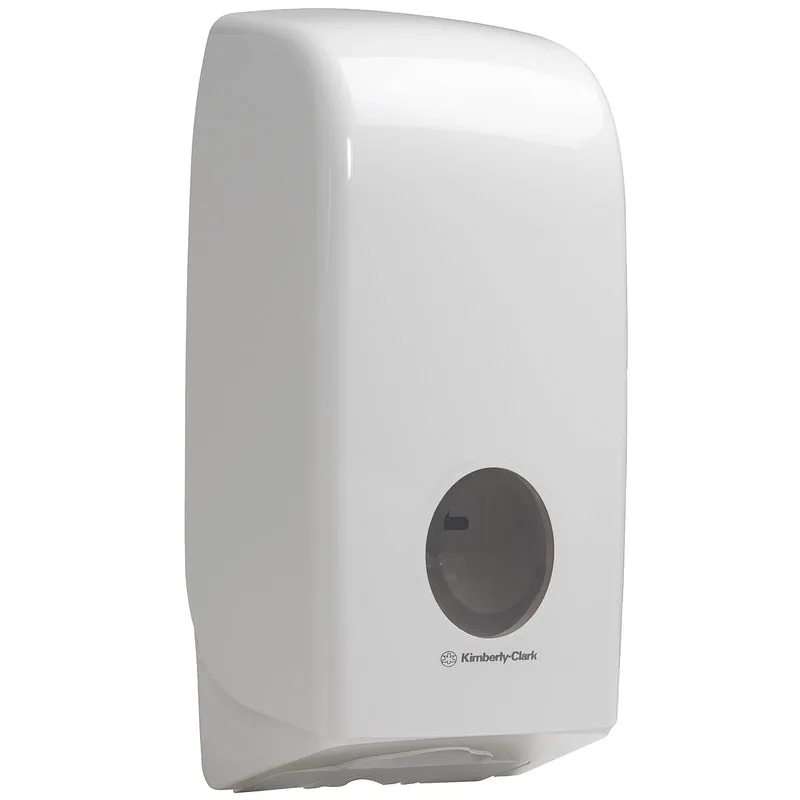 DISTRIBUTEUR DE PAPIER TOILETTE PLIÉ AQUARIUS BLANC
