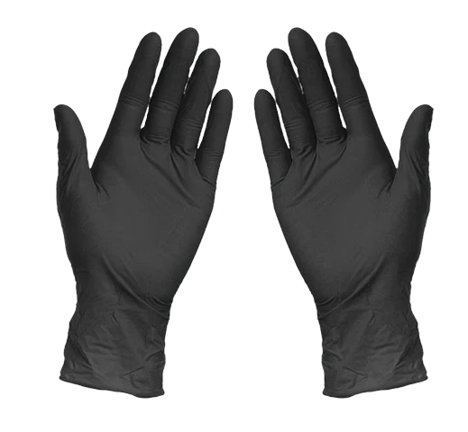 GANT NITRILE FIRST NOIR NON POUDRÉ TECHLINE ORIGIN TAILLE XL BOITE X100