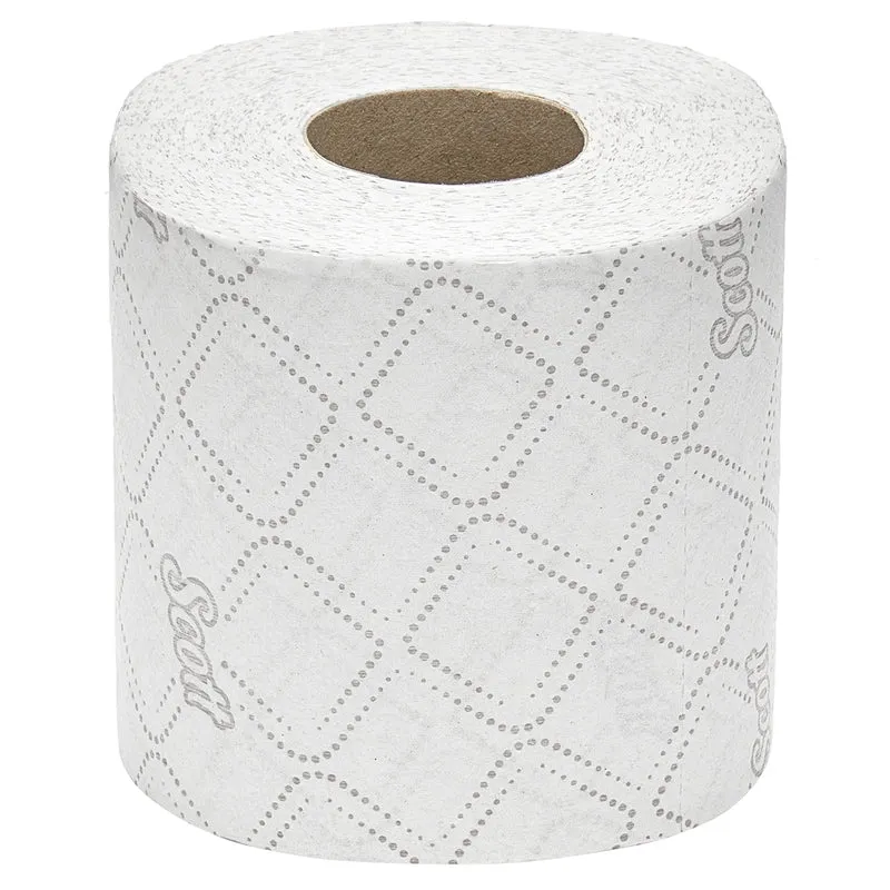 PAPIER TOILETTE PETIT ROULEAU SCOTT® ESSENTIAL BLANC 350 FORMATS 2 PLIS ECOLABEL X64