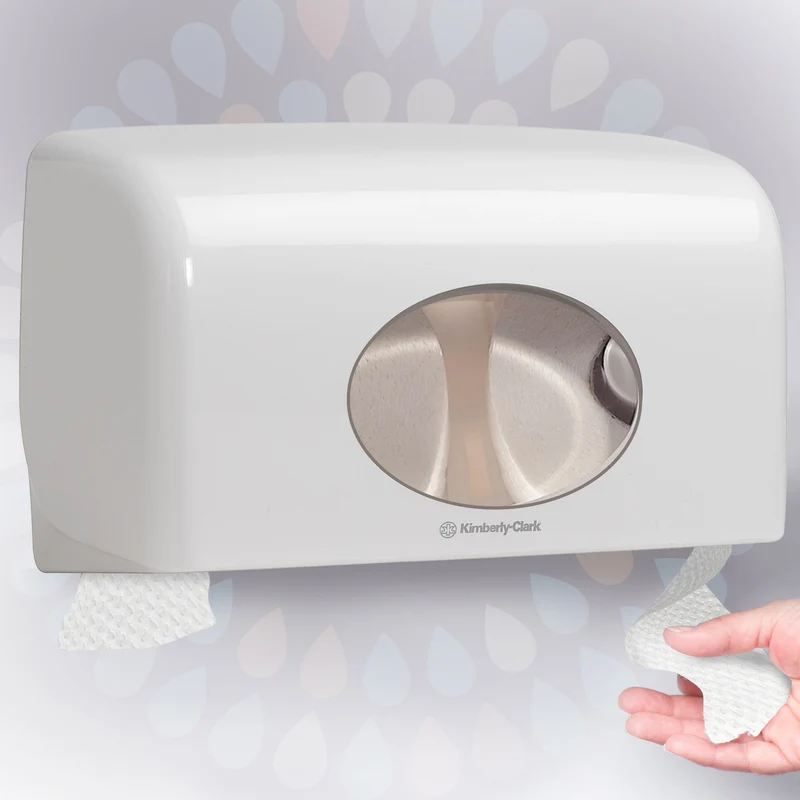 PAPIER TOILETTE PETIT ROULEAU KLEENEX® BLANC 160 FORMATS 4 PLIS X24