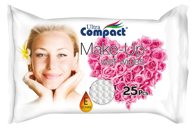 Lingettes Démaquillantes 25 pcs Ultra Compact