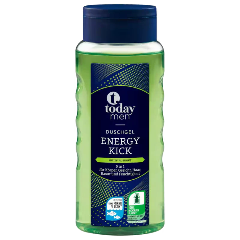 Men Gel Douche 5 en 1 Energy Kick Today 300ml