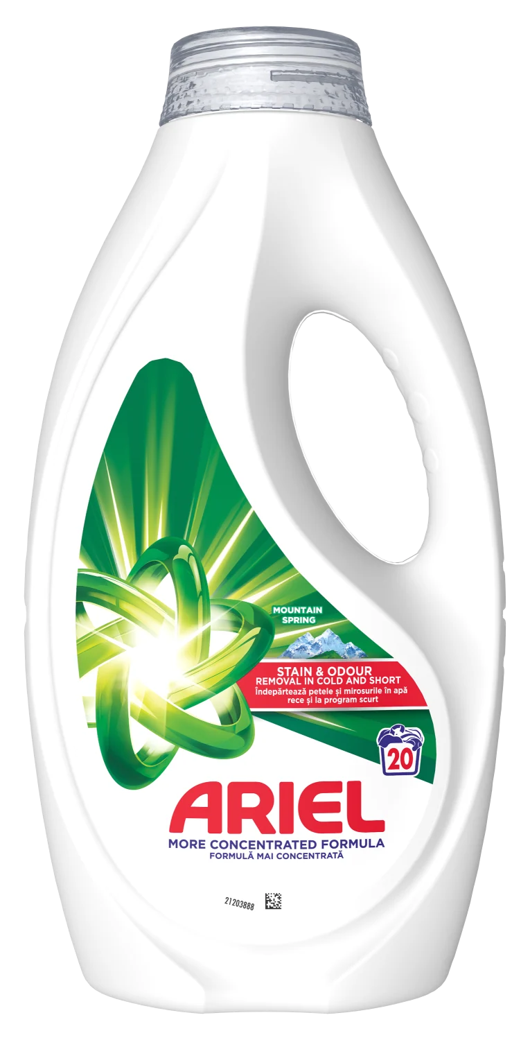 Lessive Liquide Original pour un Nettoyage Efficace Ariel 900ml
