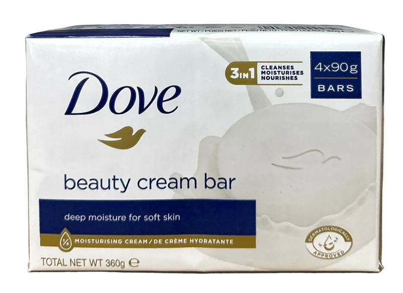 4 Savons beauty cream bar Dove Original 4x90g