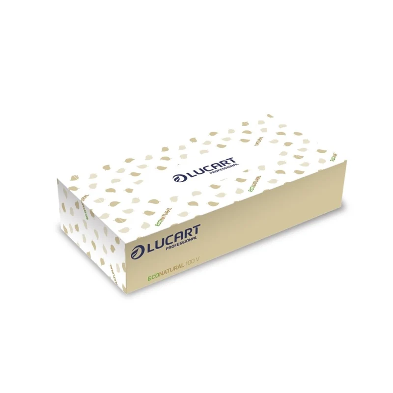 MOUCHOIR BOITE RECTANGLE ECONATURAL HAVANE 100 FORMATS 2 PLIS ECOLABEL X40