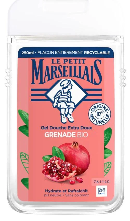 Gel Douche Doux Grenade Bio Extra Doux Le Petit Marseillais 250ml