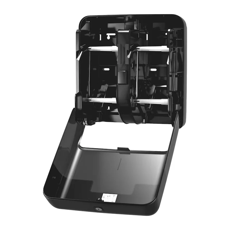 DISTRIBUTEUR DE PAPIER TOILETTE PETIT ROULEAU TORK OPTISERVE® T7 4 ROULEAUX NOIR