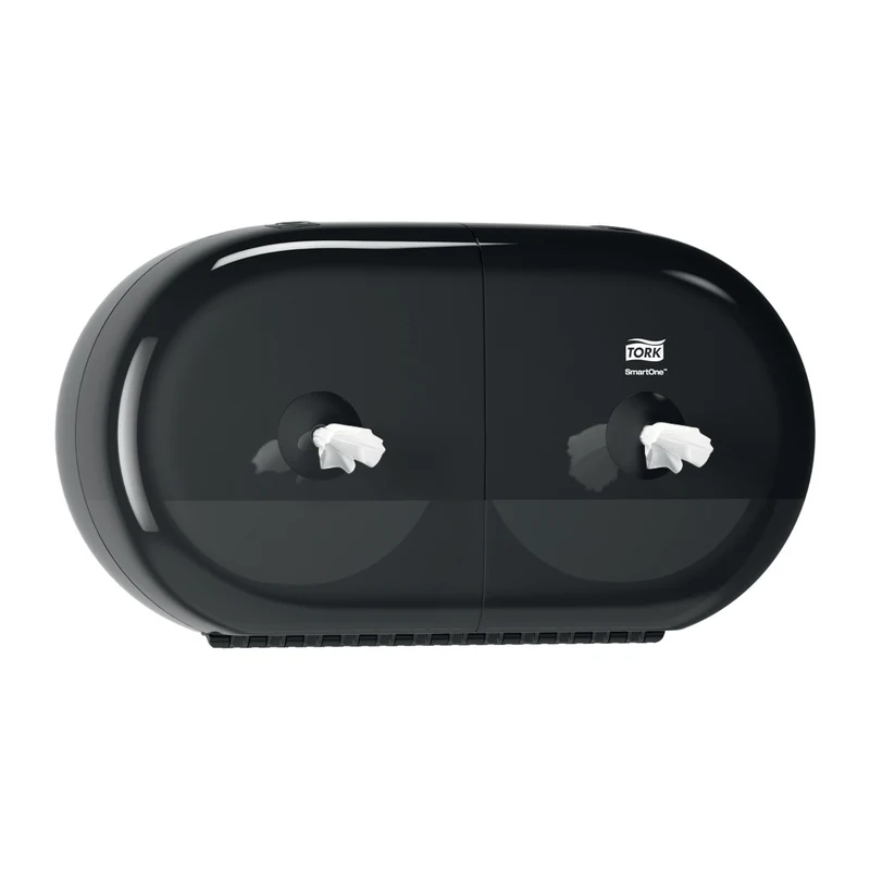 DISTRIBUTEUR DE PAPIER TOILETTE À DÉVIDAGE CENTRAL TORK SMARTONE® MINI DOUBLE T9 NOIR