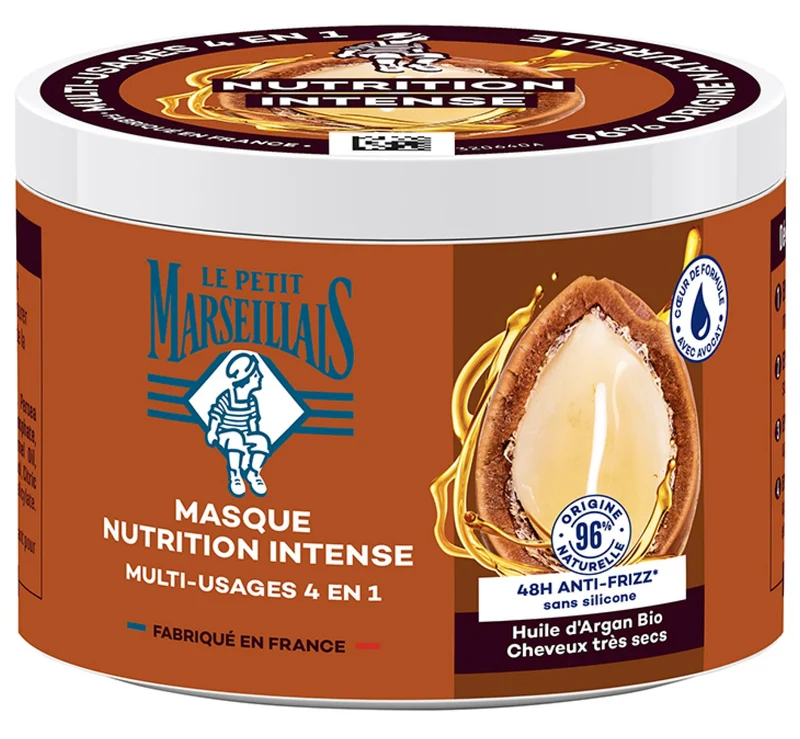 Masque Capillaire Huile d’Argan Bio Le Petit Marseillais 370ml