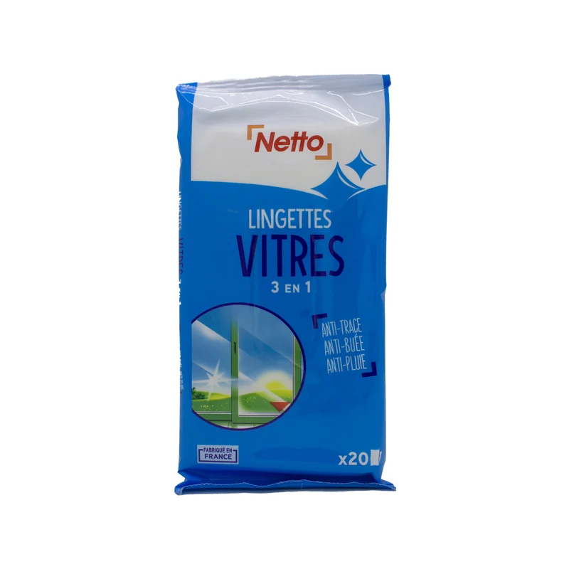 NETTO Lingettes vitres X20 -Z24