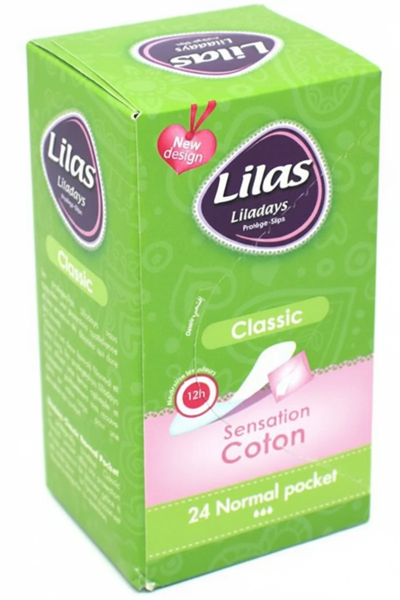 Protège Slips Classic Sensation Coton 24 Normale Pocket LILAS