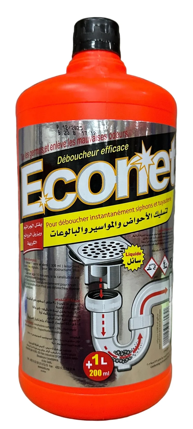 Déboucheur efficace Econet 1L