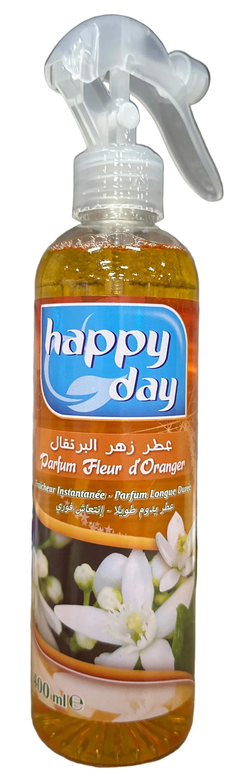 Air freshener Parfum Fraîcheur fleur d'orange Happy Day 400 ml