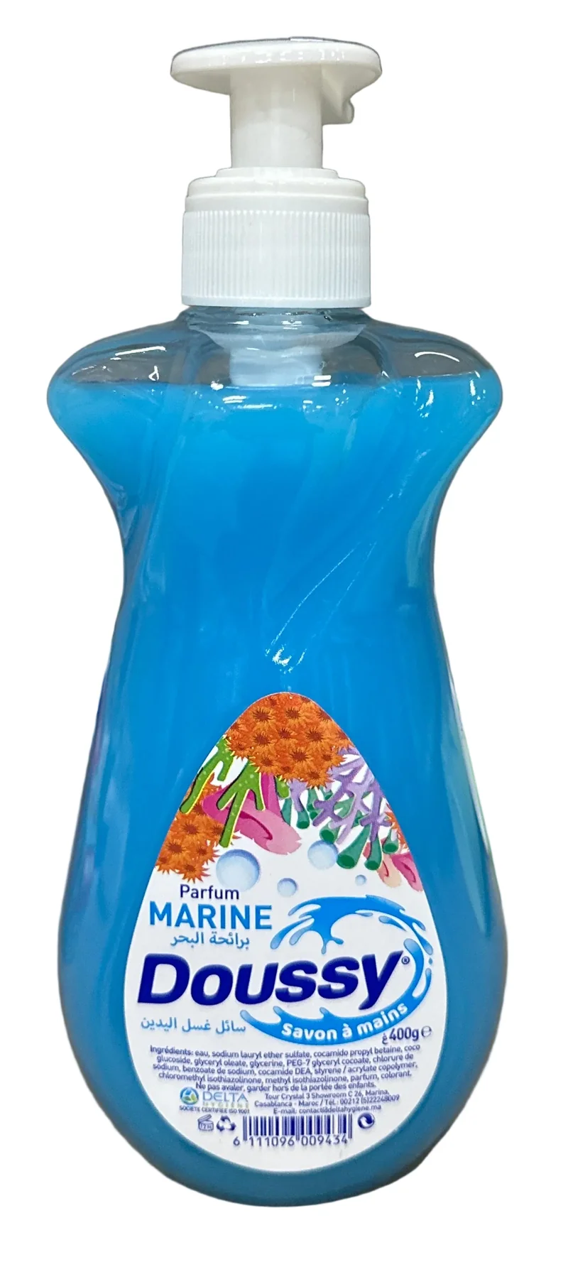 Savon à mains Liquide parfum Marine Doussy 400g