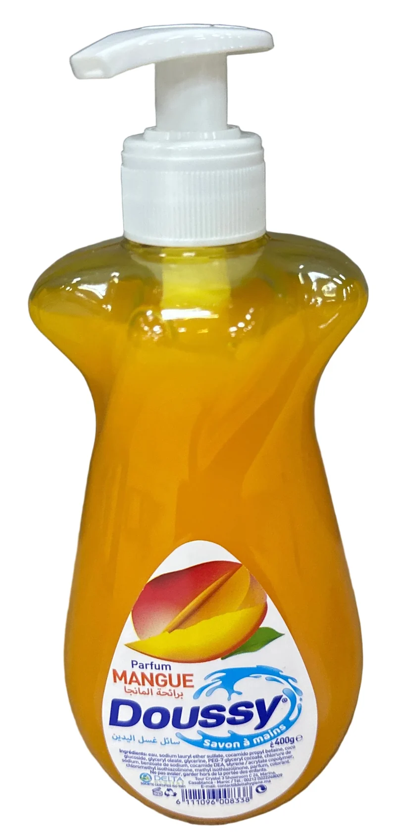 Savon à mains Liquide parfum Mangue Doussy 400g