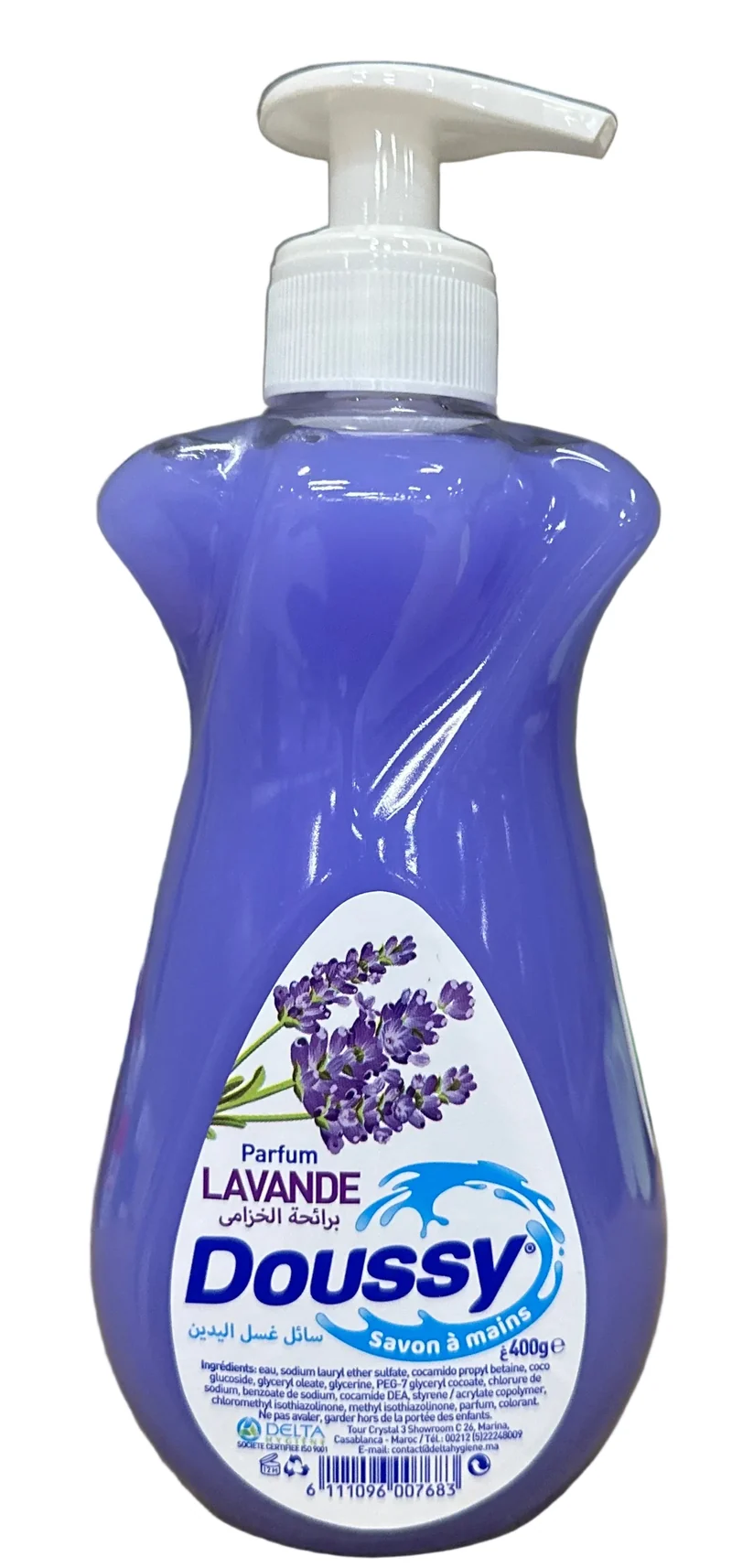 Savon à mains Liquide parfum Lavande Doussy 400g
